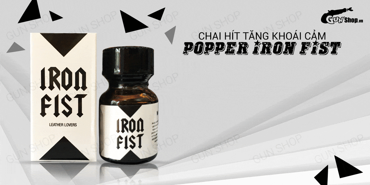 Popper Iron Fist 10ml Mỹ chính hãng tăng khoái cảm mạnh mẽ