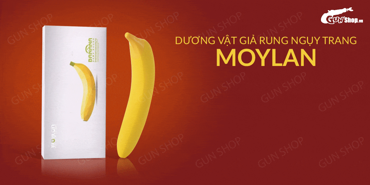 Dương vật giả rung trái chuối Moylan dễ thương khoái cảm cao