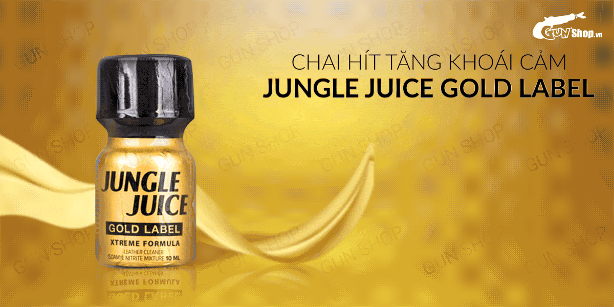 Popper Jungle Juice Gold Label Mỹ 10ml kích thích cực mạnh