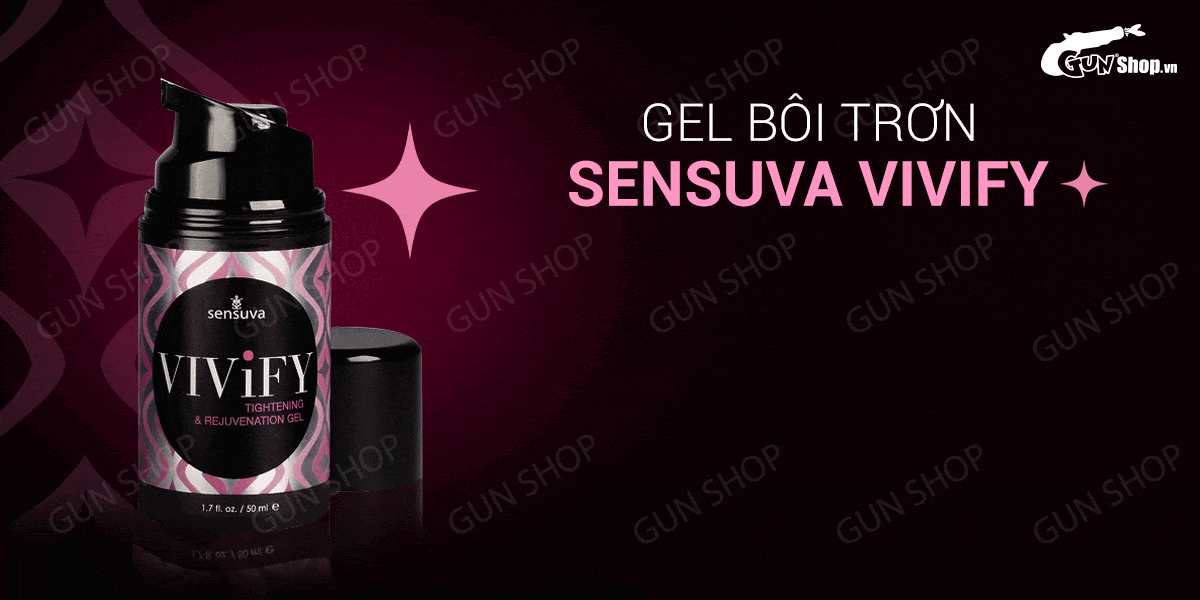 Gel bôi trơn se khít âm đạo và tăng khoái cảm nữ - Sensuva Vivify - Chai 50ml