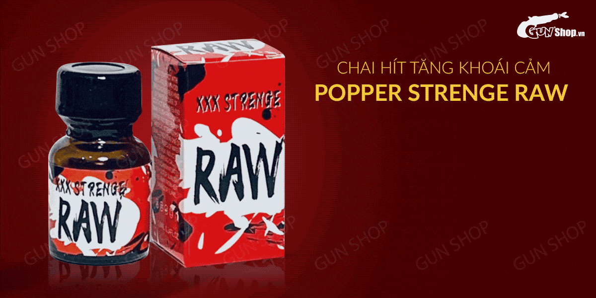 Popper Strenge Raw 10ml chính hãng Mỹ cá tính tăng khoái cảm