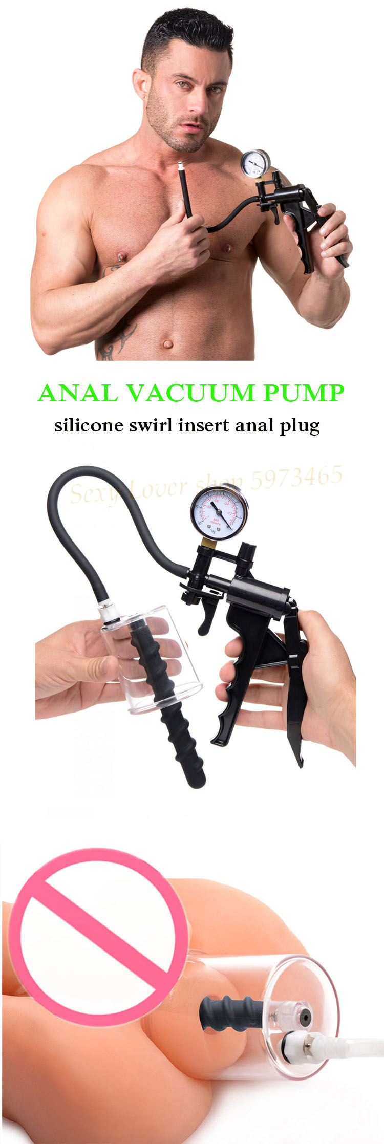 Manual Rosebud Pump Vacuum Sucking Massage Prostate Stimulator Anal Pump For Man Women Buttblug Masturbator Adult Sex Product18 