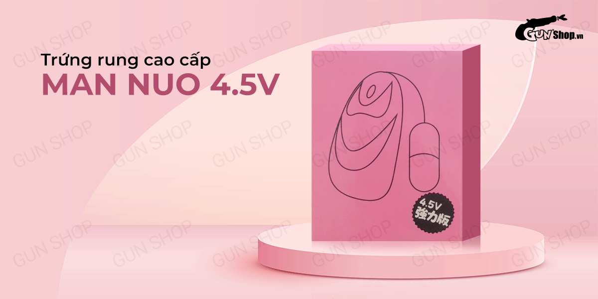 Trứng rung Man Nuo 4.5V dùng pin 1 đầu cao cấp thỏa mãn sinh lý nữ