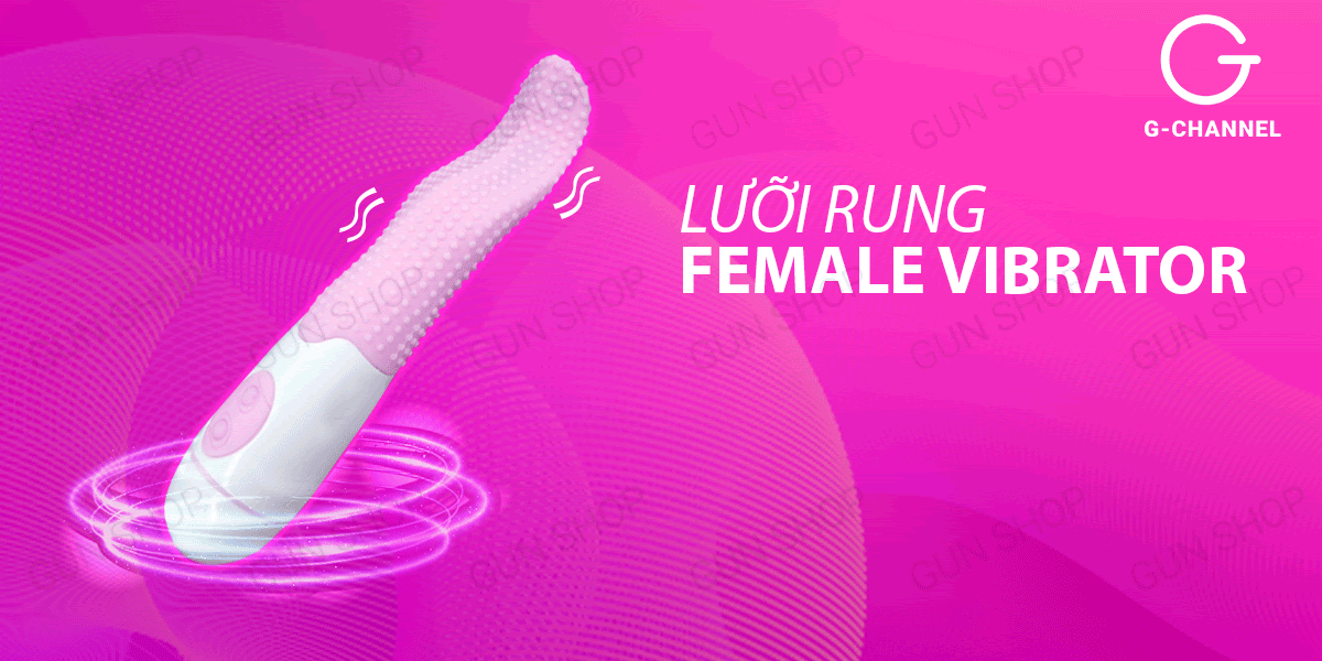 Lưỡi Rung 30 Chế Độ Pin Female Vibrator Silicon Cao Cấp Mềm Mịn