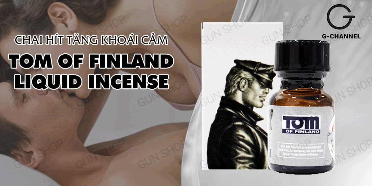 Popper Tom of Finland Blue 10ml chính hãng Mỹ tăng lực và thư giãn quan hệ