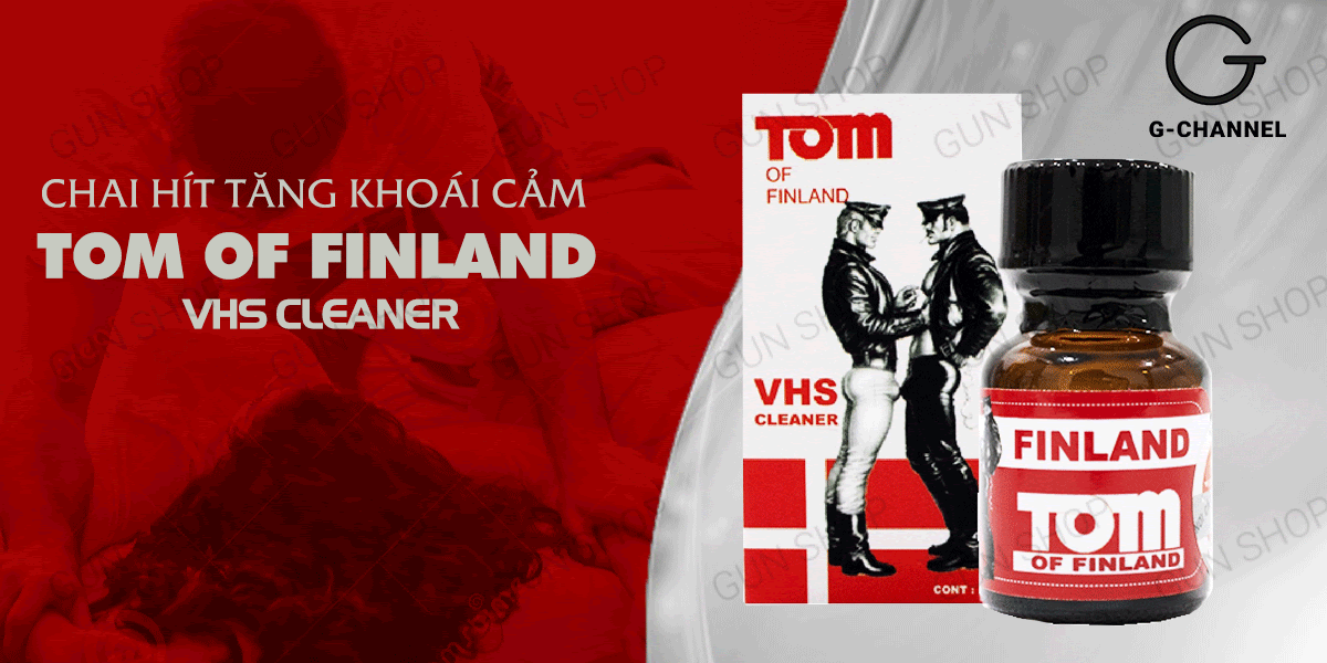 Popper Tom Of Finland VHS Cleaner 10ml cao cấp nhập khẩu Mỹ