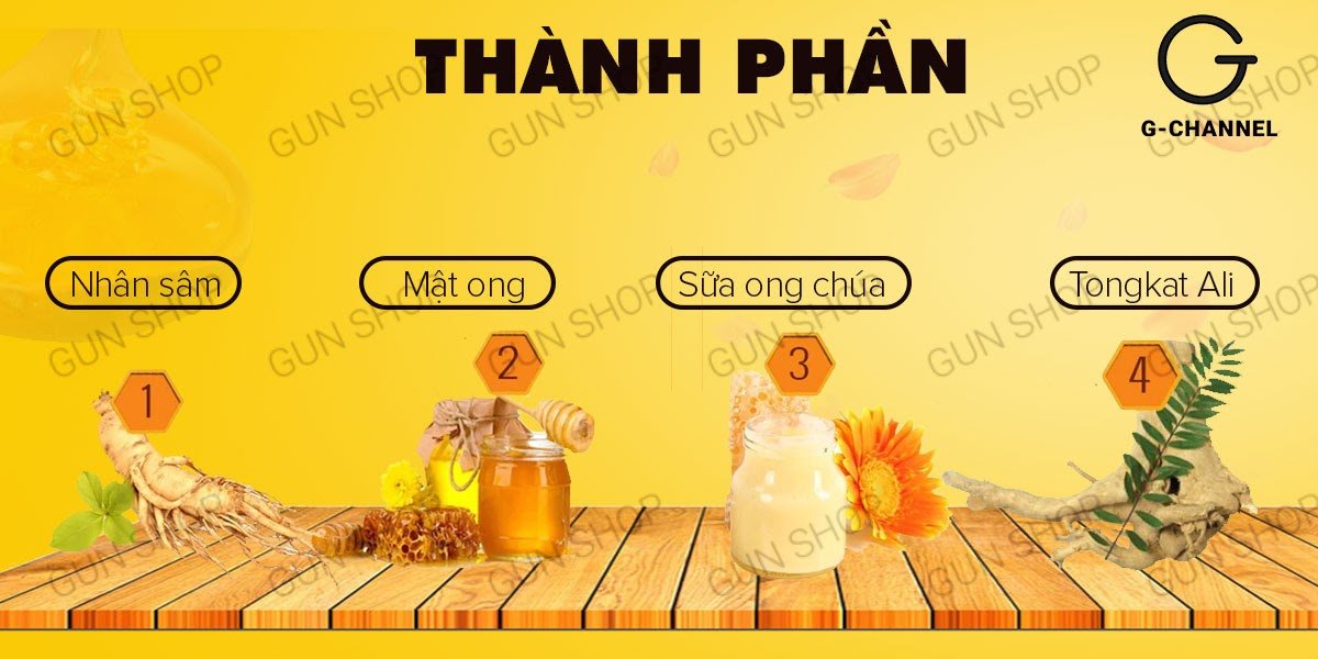 Tinh chất Hachimitsu tăng cường sinh lý nam nữ dưỡng chất tự nhiên