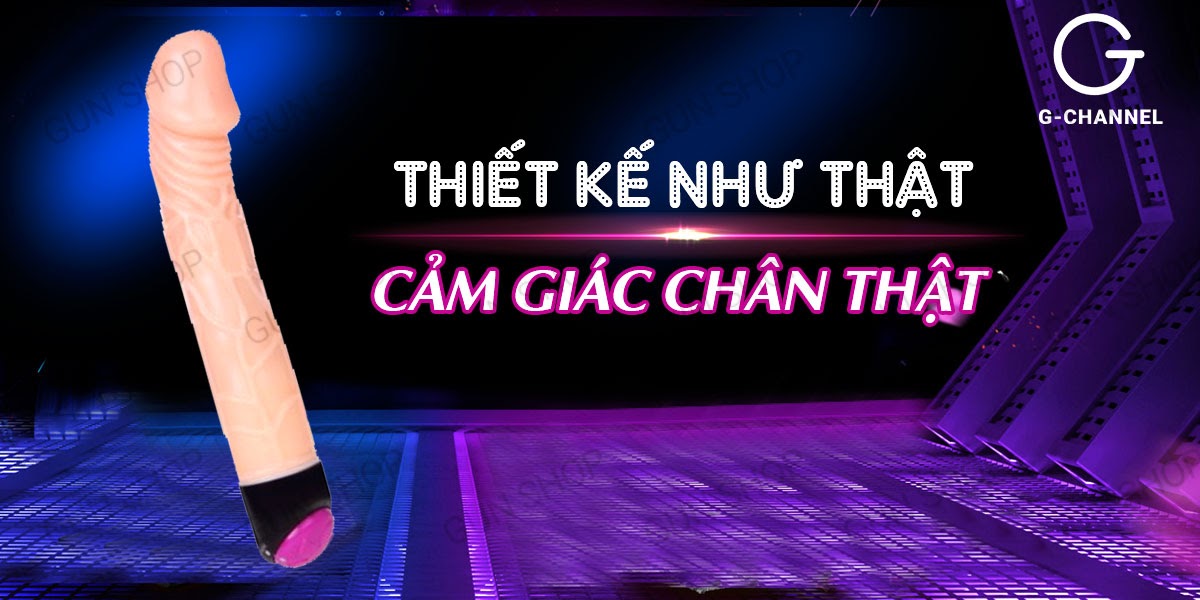 Dương vật giả 2 pin silicon cao cấp Baile mềm mại an toàn sử dụng
