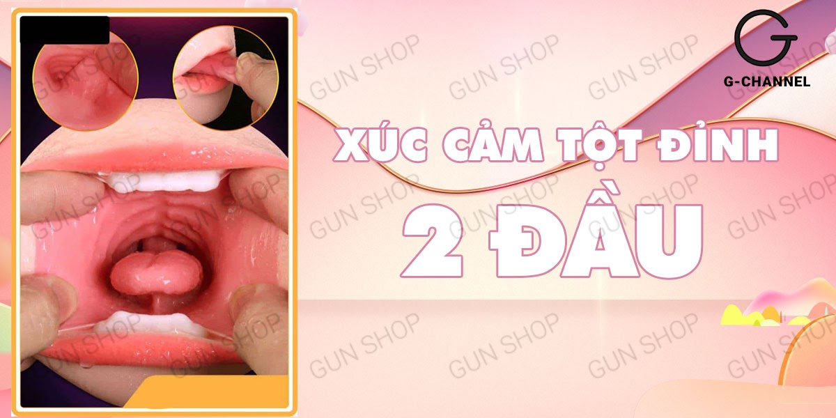 Âm đạo giả đa năng JIUAI 2 đầu pin sạc có rung