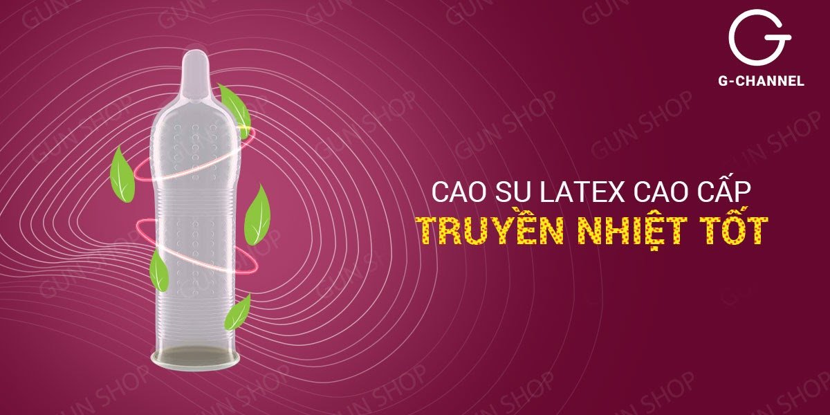 Bao cao su Durex Pleasuremax - Size lớn 56mm - Gân, điểm nổi
