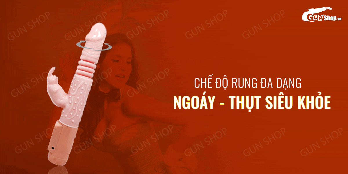 Dương vật giả rung thụt phát nhiệt Baile Hot Bunny kích thích cực khoái nữ
