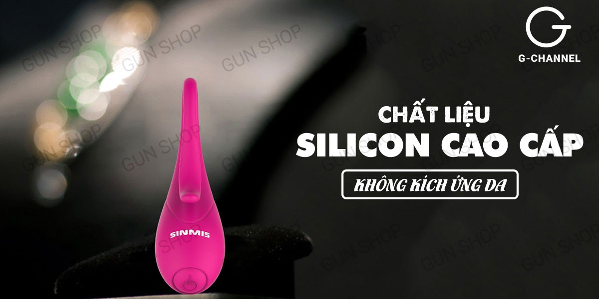 Trứng rung Nalone Sinmis Coco pin chống nước, silicon mềm mại