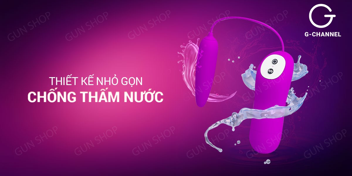Trứng rung 1 đầu Pretty Love Harriet 12 chế độ rung pin sạc
