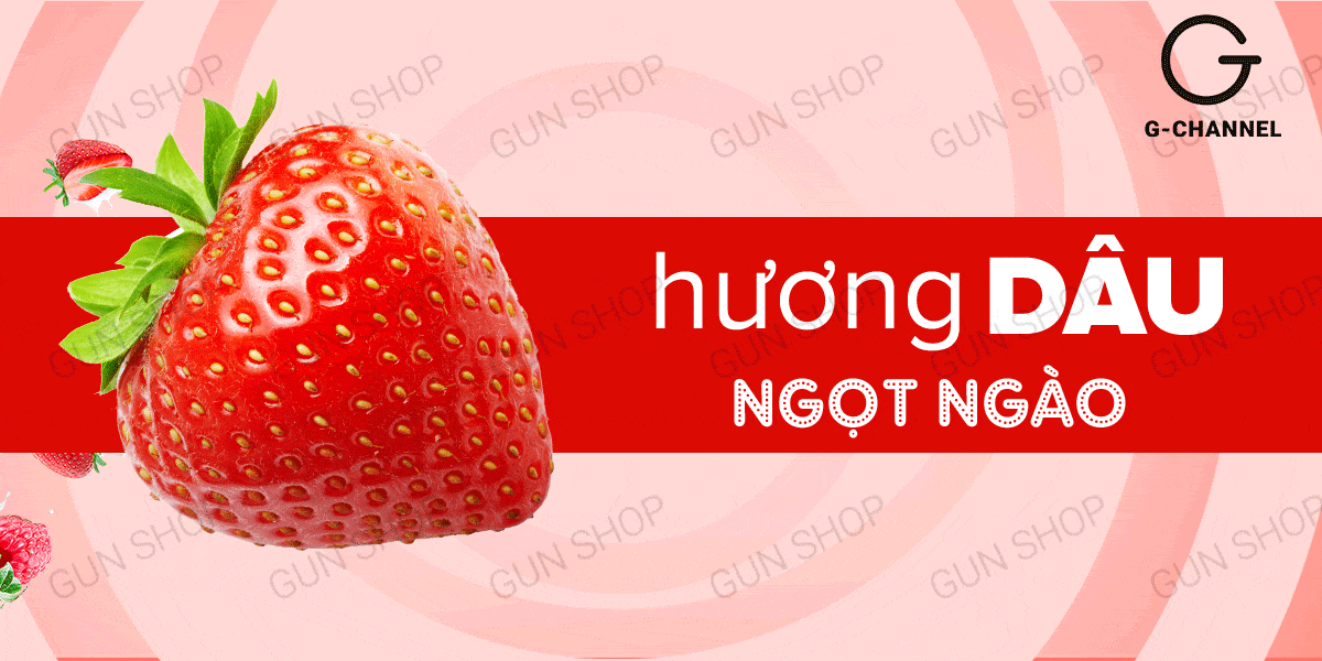 Gel bôi trơn HongKong Love Kiss Dâu