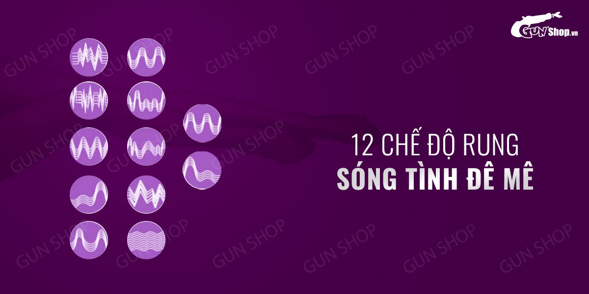 Trứng rung không dây 12 chế độ rung Pretty Love Julia