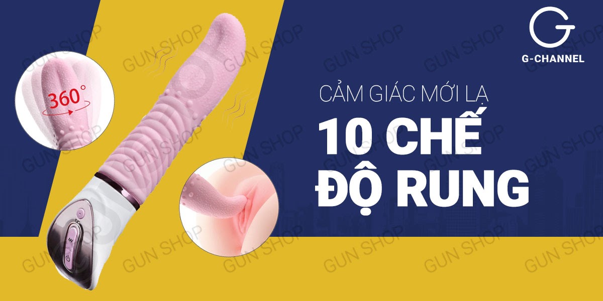 Lưỡi rung 10 chế độ phát nhiệt sạc điện TSN Joker Tongue silicon mềm mại
