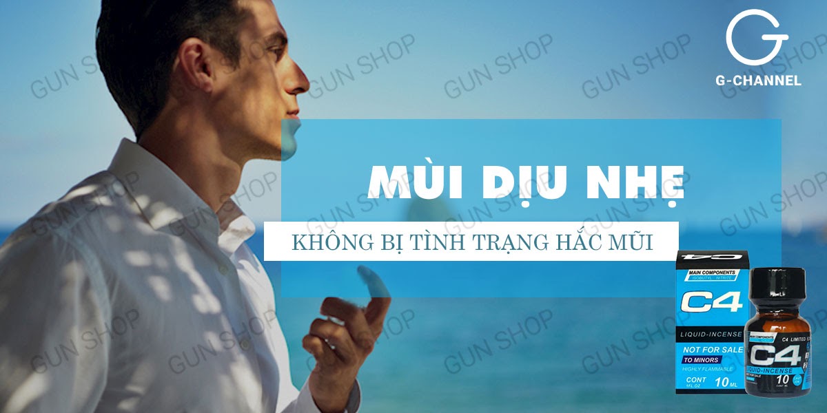 Sỉ Popper C4 Blue 10ml chính hãng Mỹ USA PWD giá sỉ