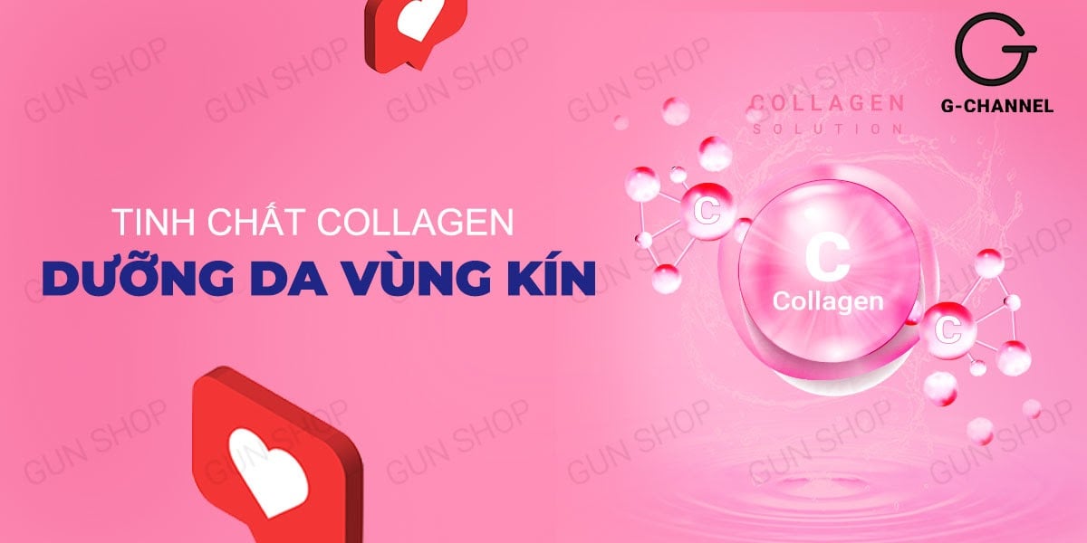 Gel bôi trơn Shell Love 50ml collagen tự nhiên se khít tăng khoái cảm