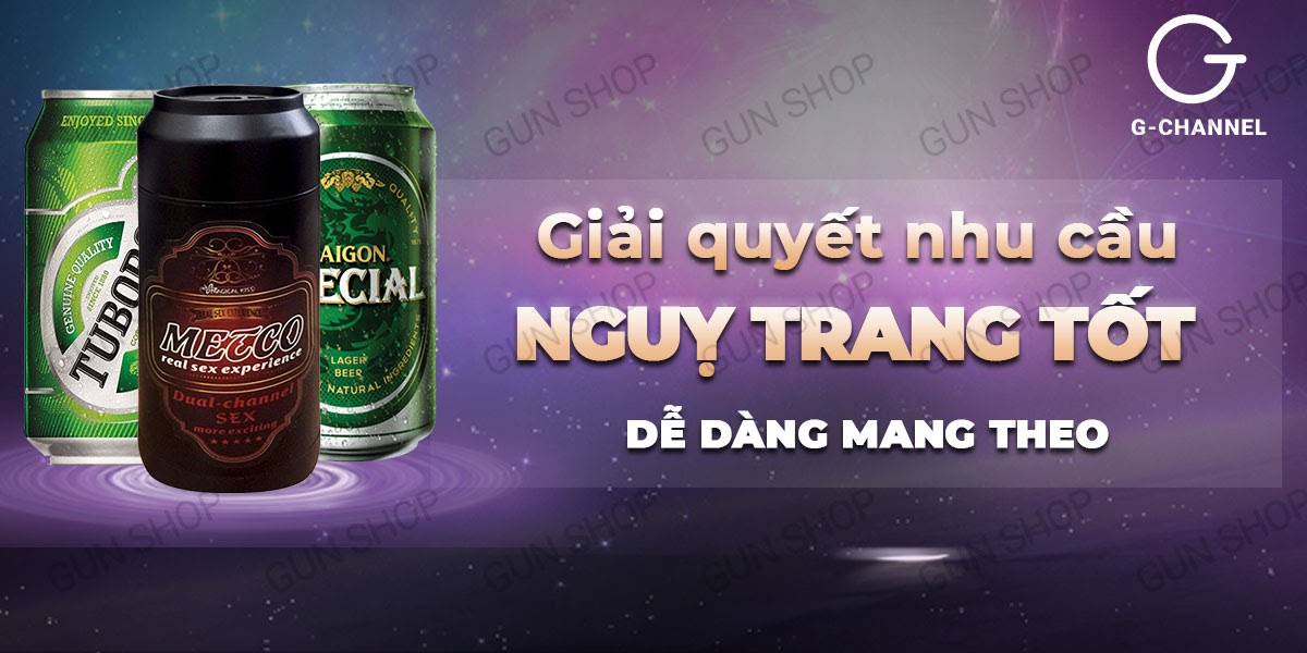 Âm đạo giả Magical Kiss lon bia Black tinh xảo ngụy trang hiệu quả