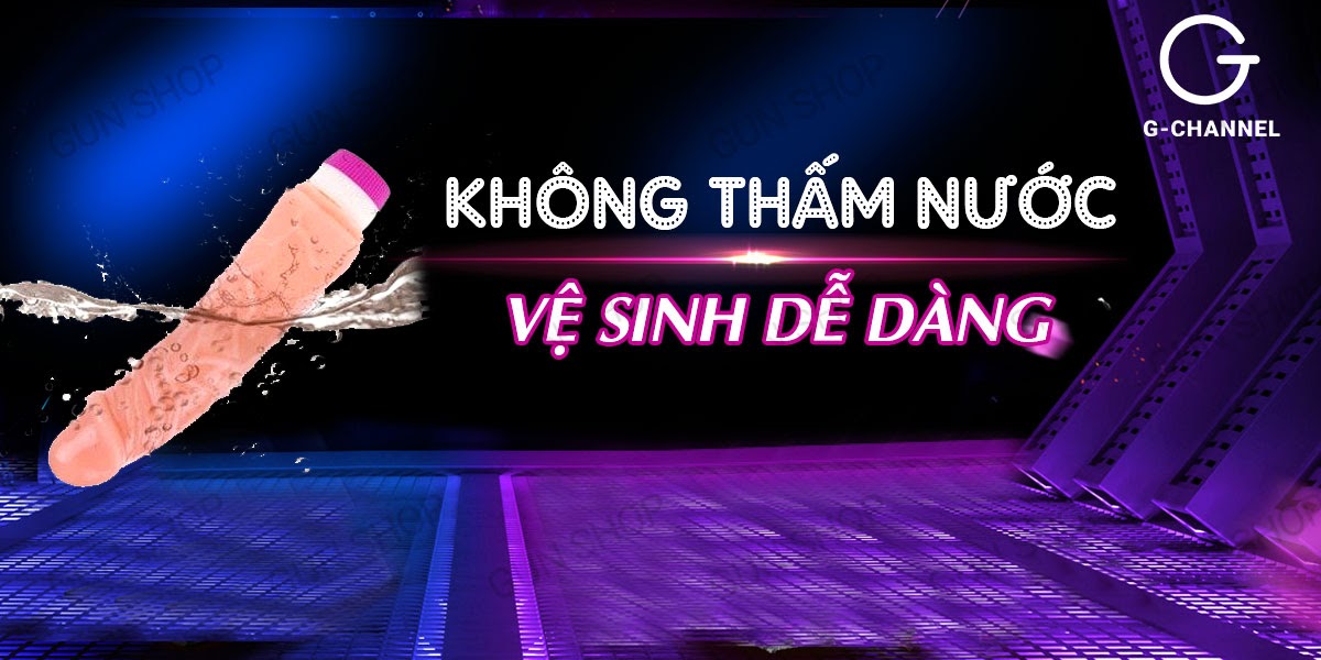 Dương vật giả 2 pin silicon cao cấp Baile mềm mại an toàn sử dụng