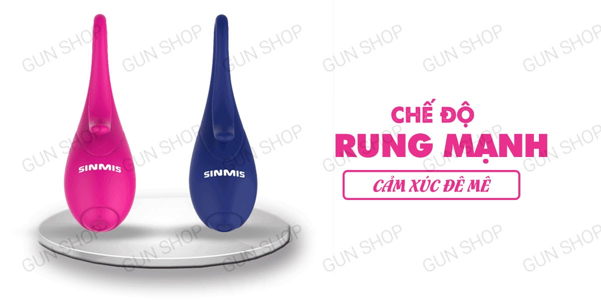 Trứng rung Nalone Sinmis Coco pin chống nước, silicon mềm mại