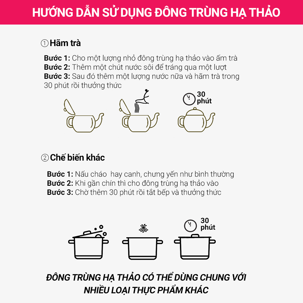 Đông trùng hạ thảo Toro nguyên sợi tăng cường sinh lý bồi bổ cơ thể