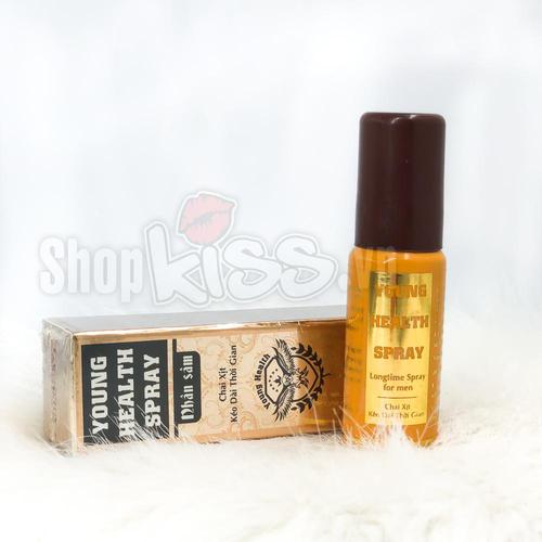 Chai Xịt Young Health Spray Ginseng 100% Thiên Nhiên Kéo Dài