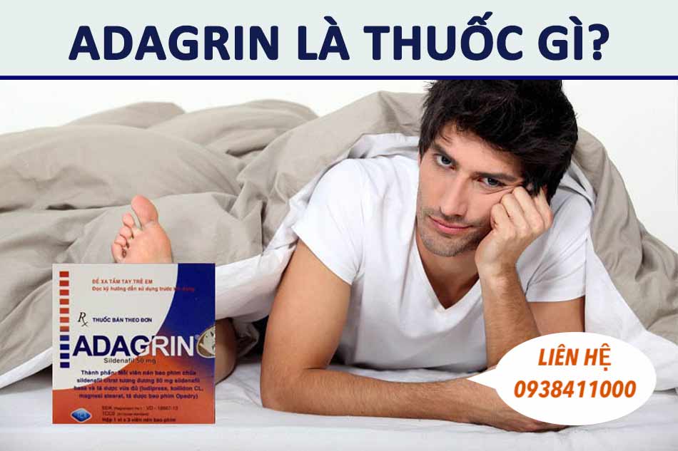 Viên uống Adagrin 50mg chống xuất tinh sớm tăng cường sinh lý