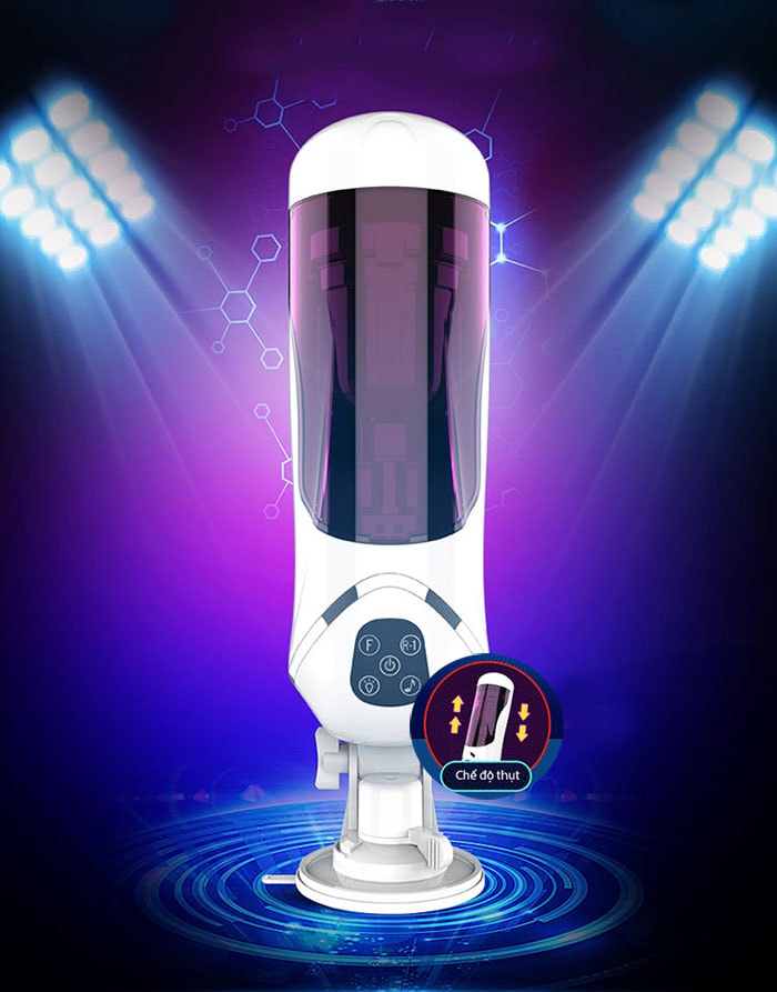 Máy âm đạo LC EasyLove xoay thụt rung bú mút tự động