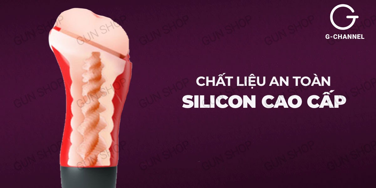 Âm đạo giả dính tường Crazy Bull Red Delia 12 tần số rung xoay