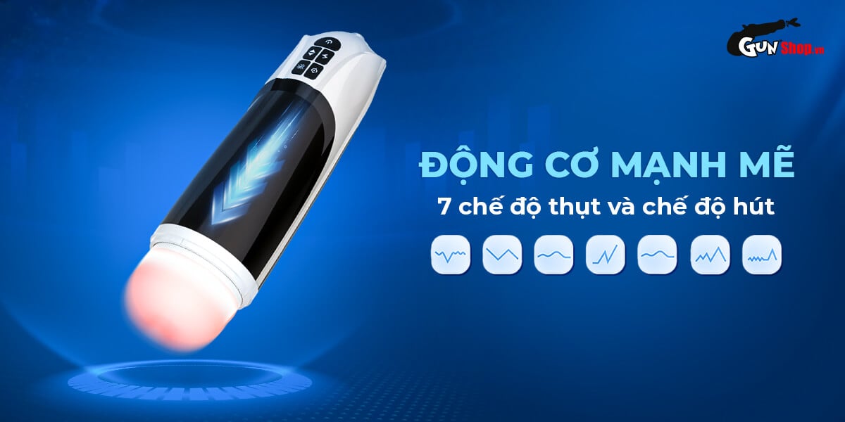Âm đạo giả AierLe đa năng rung thụt sưởi ấm cực mạnh cho nam