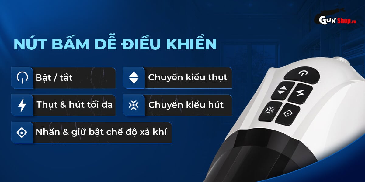 Âm đạo giả AierLe đa năng rung thụt sưởi ấm cực mạnh cho nam