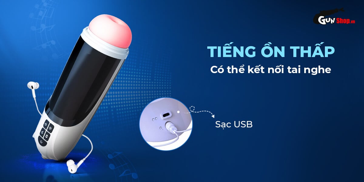 Âm đạo giả AierLe đa năng rung thụt sưởi ấm cực mạnh cho nam