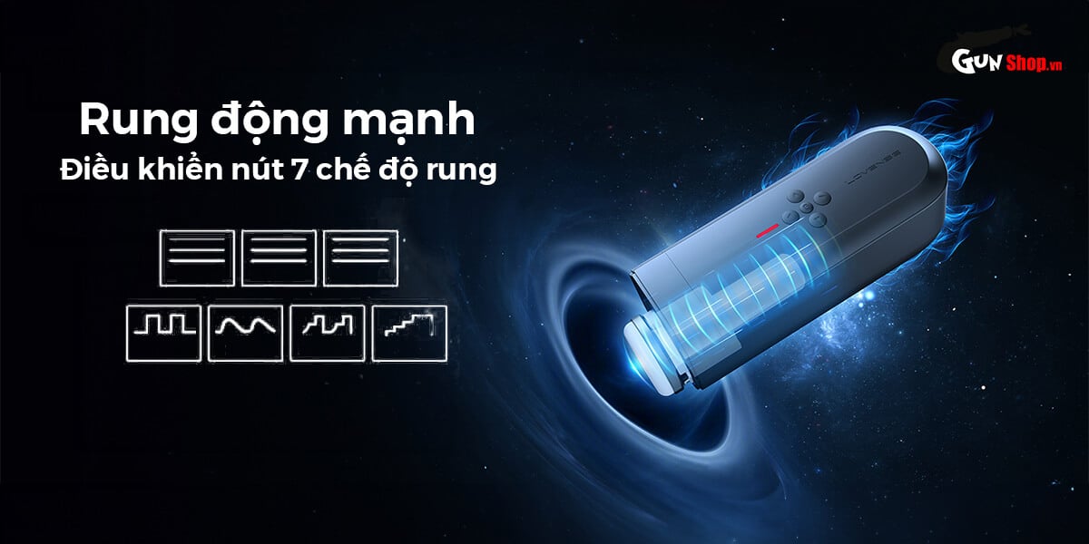 Âm đạo giả đa năng Lovense Solace rung mạnh cao cấp điều khiển app