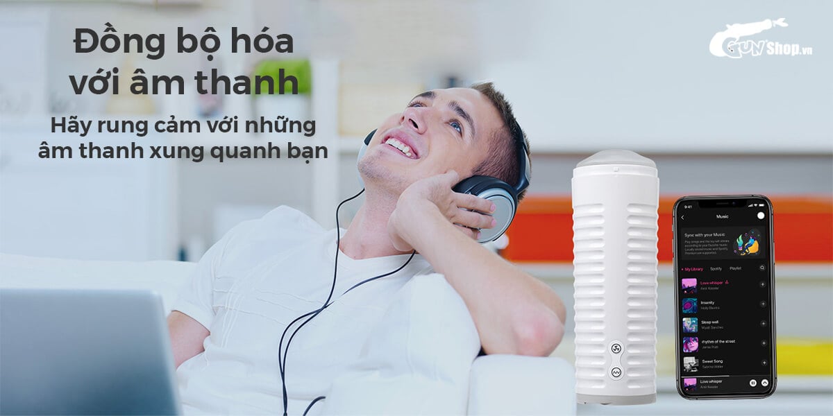 Âm đạo giả đa năng Lovense Max 2 rung co bóp điều khiển bằng điện thoại