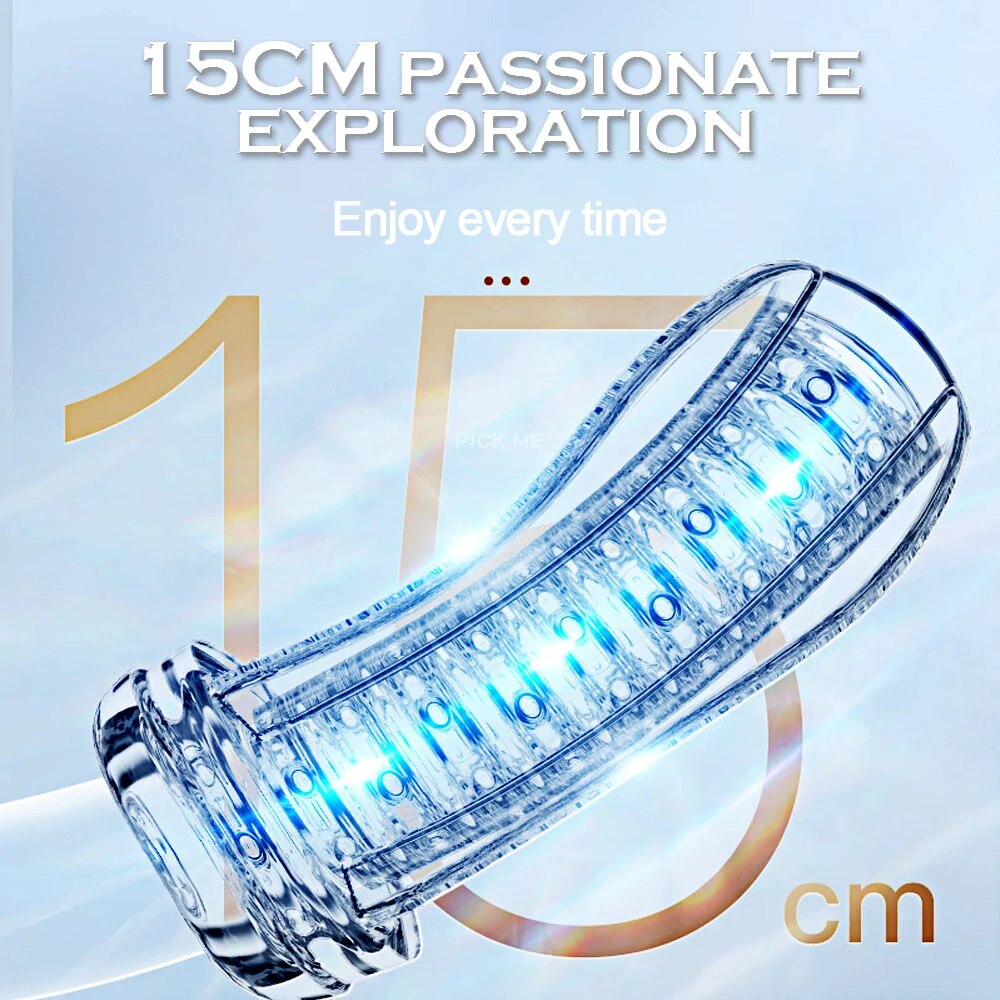Cốc thủ dâm trong suốt Fervent X mềm mại, chân thực cho nam
