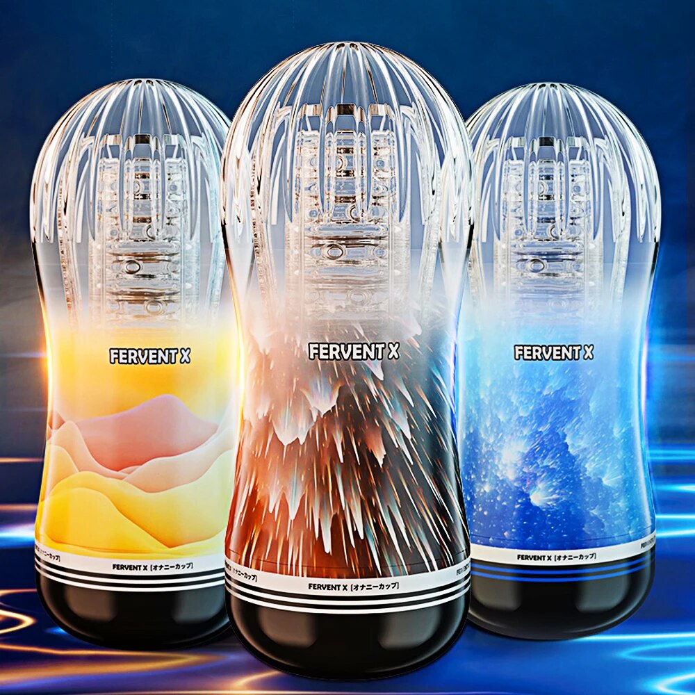 Cốc thủ dâm trong suốt Fervent X mềm mại, chân thực cho nam