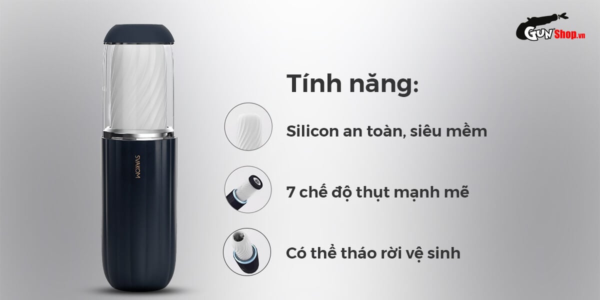 Âm đạo giả Svakom Alex Neo 2 rung thụt mạnh cực phê