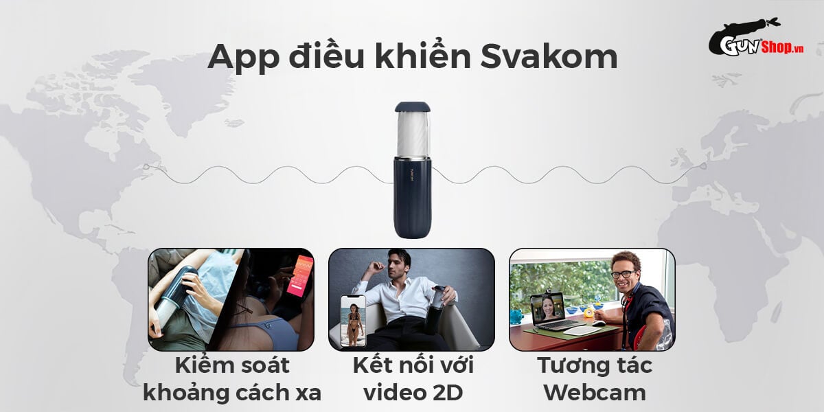 Âm đạo giả Svakom Alex Neo 2 rung thụt mạnh cực phê