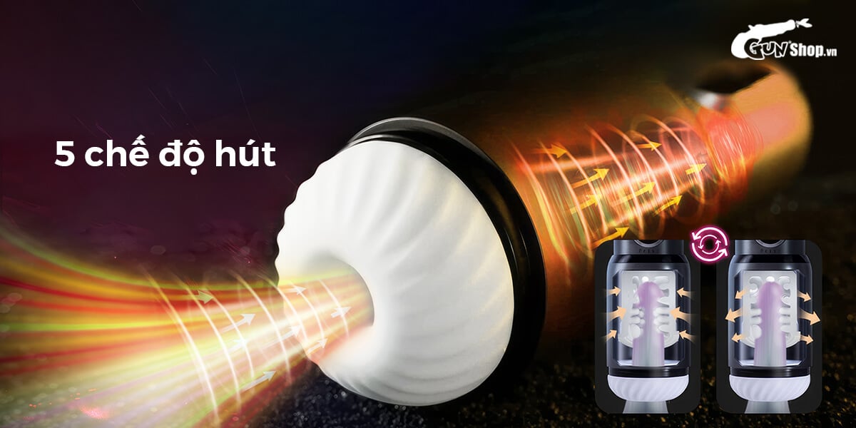Âm đạo giả Svakom Godwin cao cấp rung hút mạnh trải nghiệm tuyệt vời
