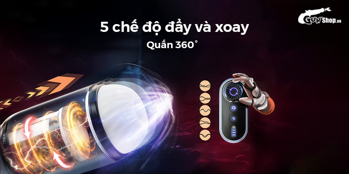 Âm đạo giả Svakom Godwin cao cấp rung hút mạnh trải nghiệm tuyệt vời