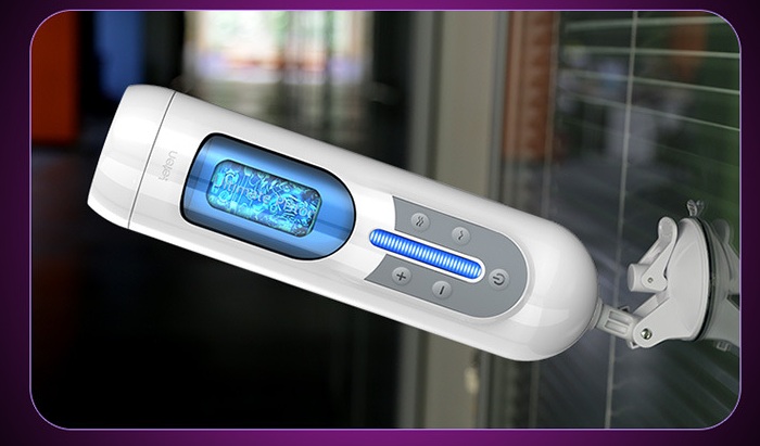 Âm đạo giả Leten máy bú rung thụt cao cấp 360 sạc USB tự động