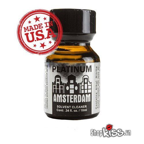 Amsterdam Platinum Poppers 10ml Mỹ Chính Hãng Kích Thích Ham Muốn