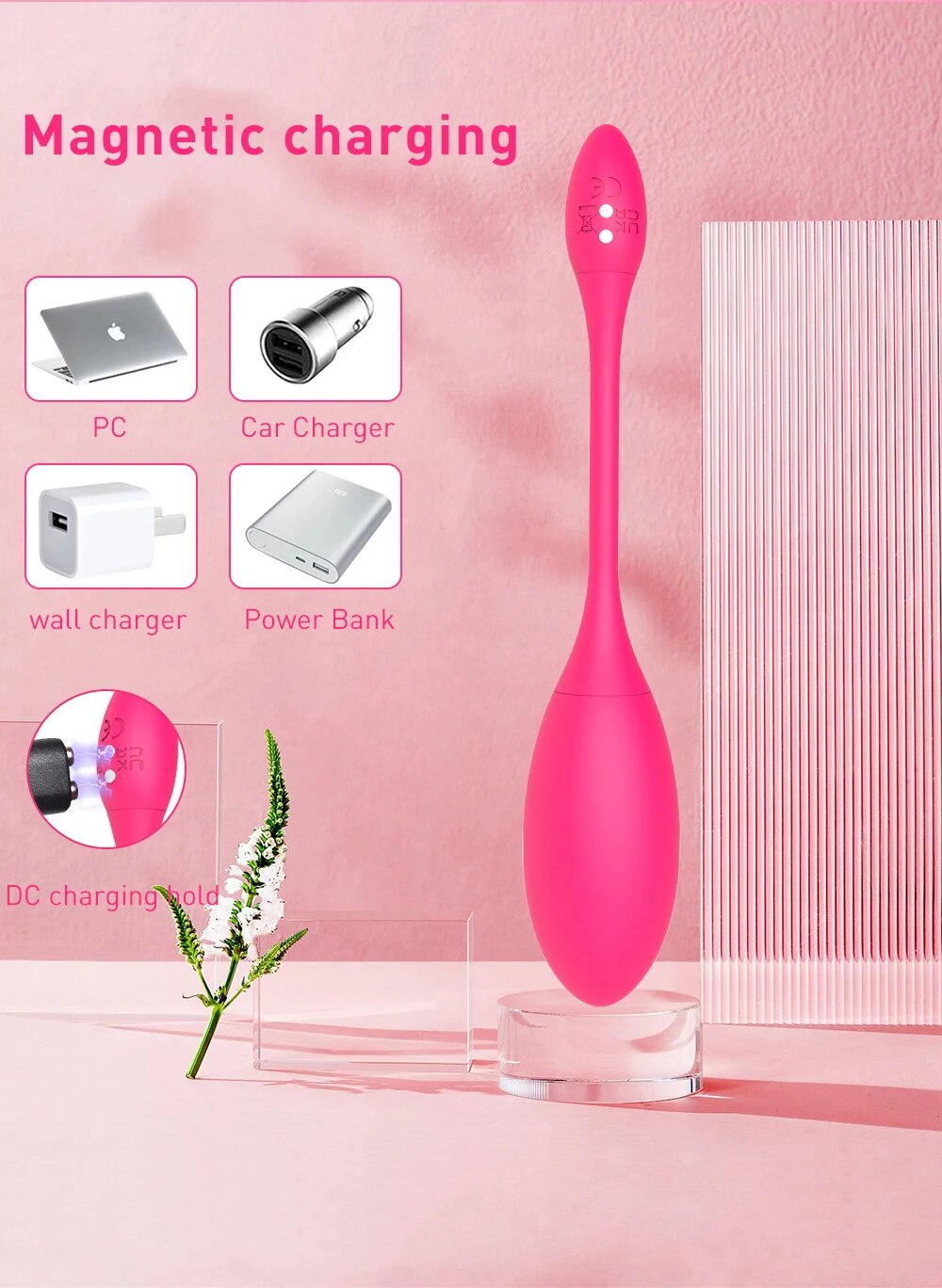 Trứng rung sốc điện Levett điều khiển từ xa qua app Bluetooth