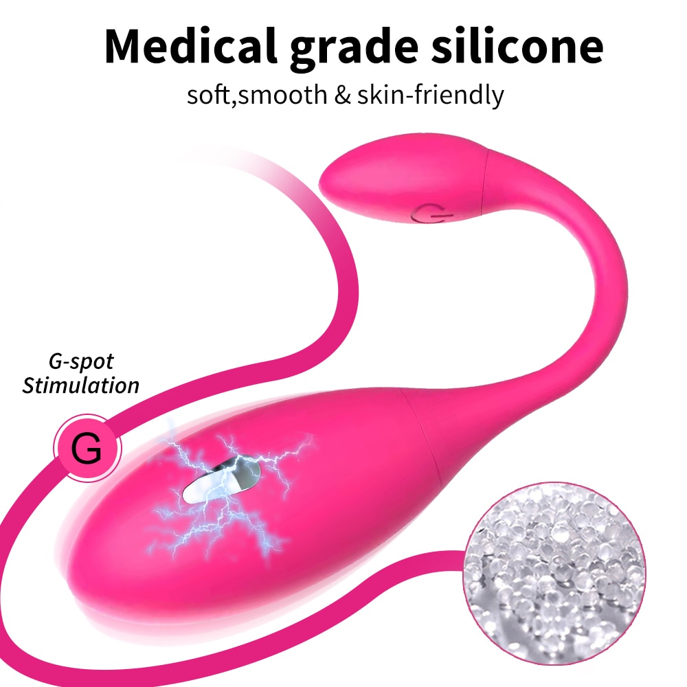 Trứng rung sốc điện Levett điều khiển từ xa qua app Bluetooth