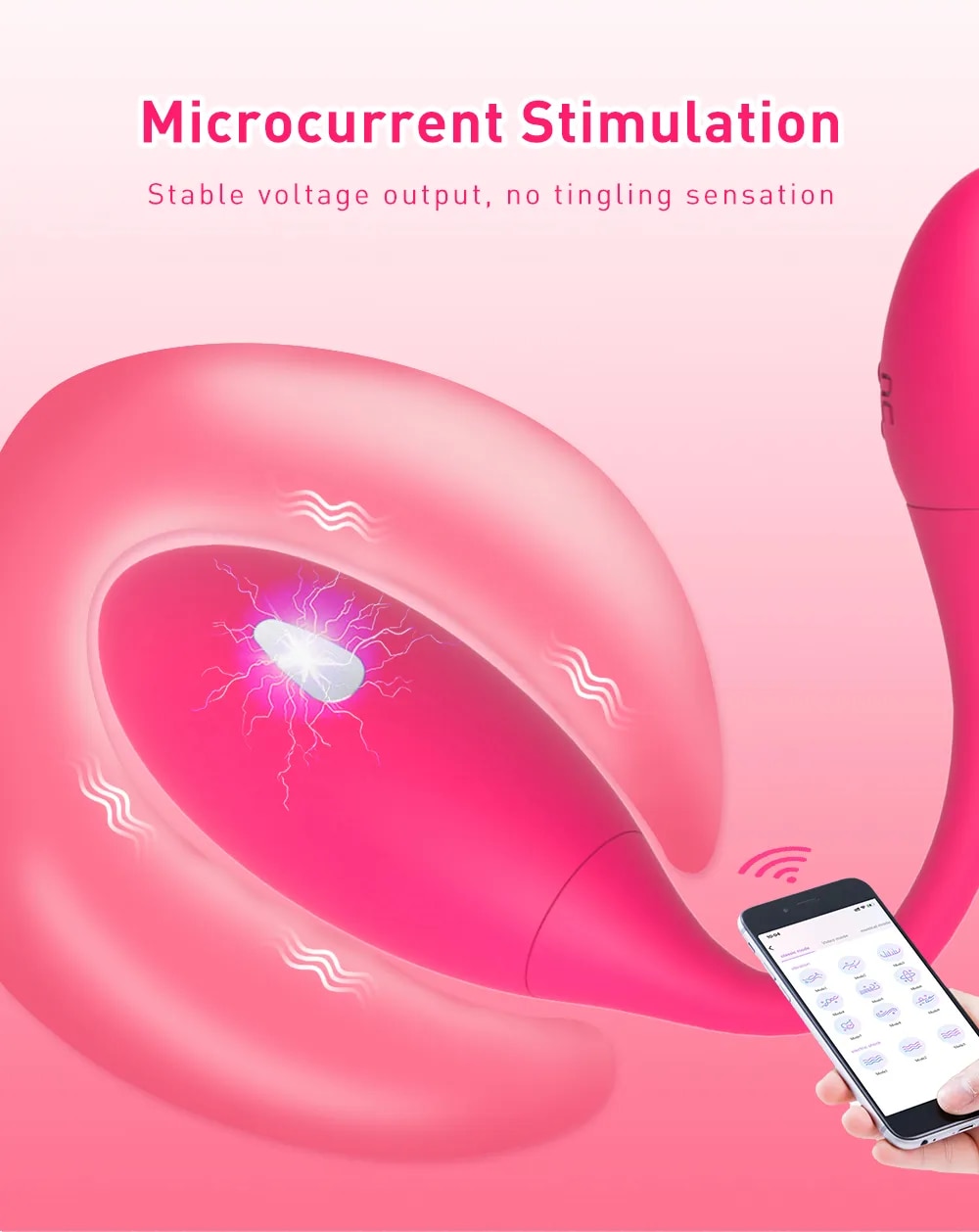 Trứng rung sốc điện Levett điều khiển từ xa qua app Bluetooth