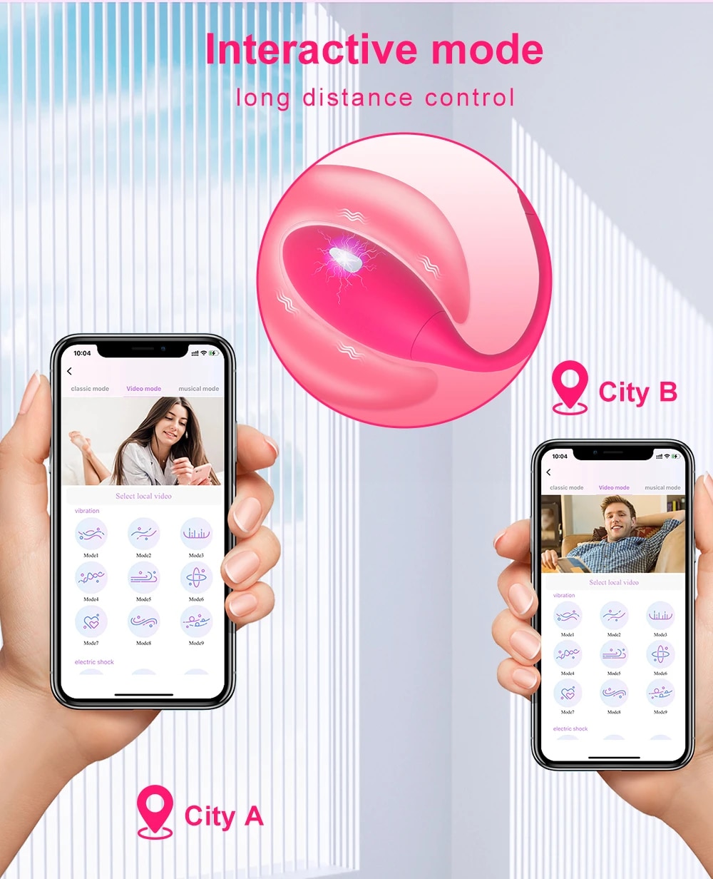 Trứng rung sốc điện Levett điều khiển từ xa qua app Bluetooth