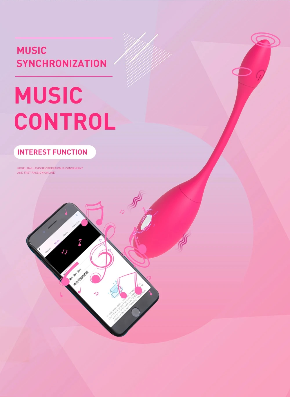 Trứng rung sốc điện Levett điều khiển từ xa qua app Bluetooth