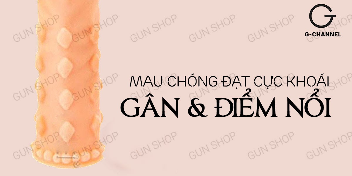 Bao cao su đôn dên Maxman tăng 2 inch, gai gân nổi kích thích mạnh mẽ Bao cao su đôn dên Maxman tăng 2 inch, gai gân nổi kích thích mạnh mẽ
