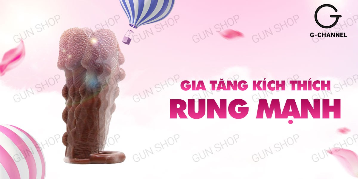 Bao cao su đôn dên Baile Braveman rung nhiều điểm nổi pin tốt